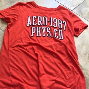 Orange Aeropostale shirt